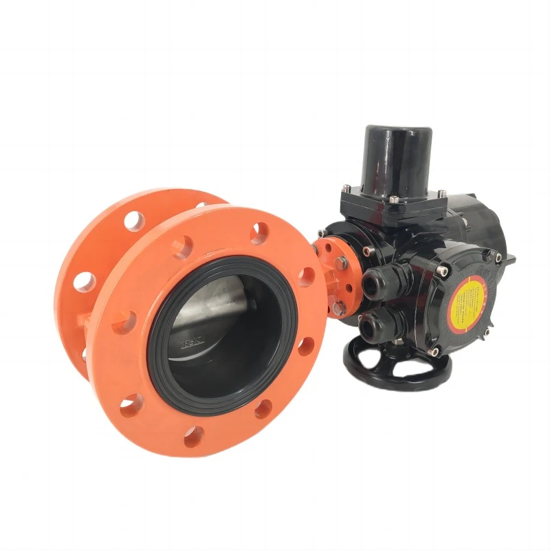 electric flange butterfly valve